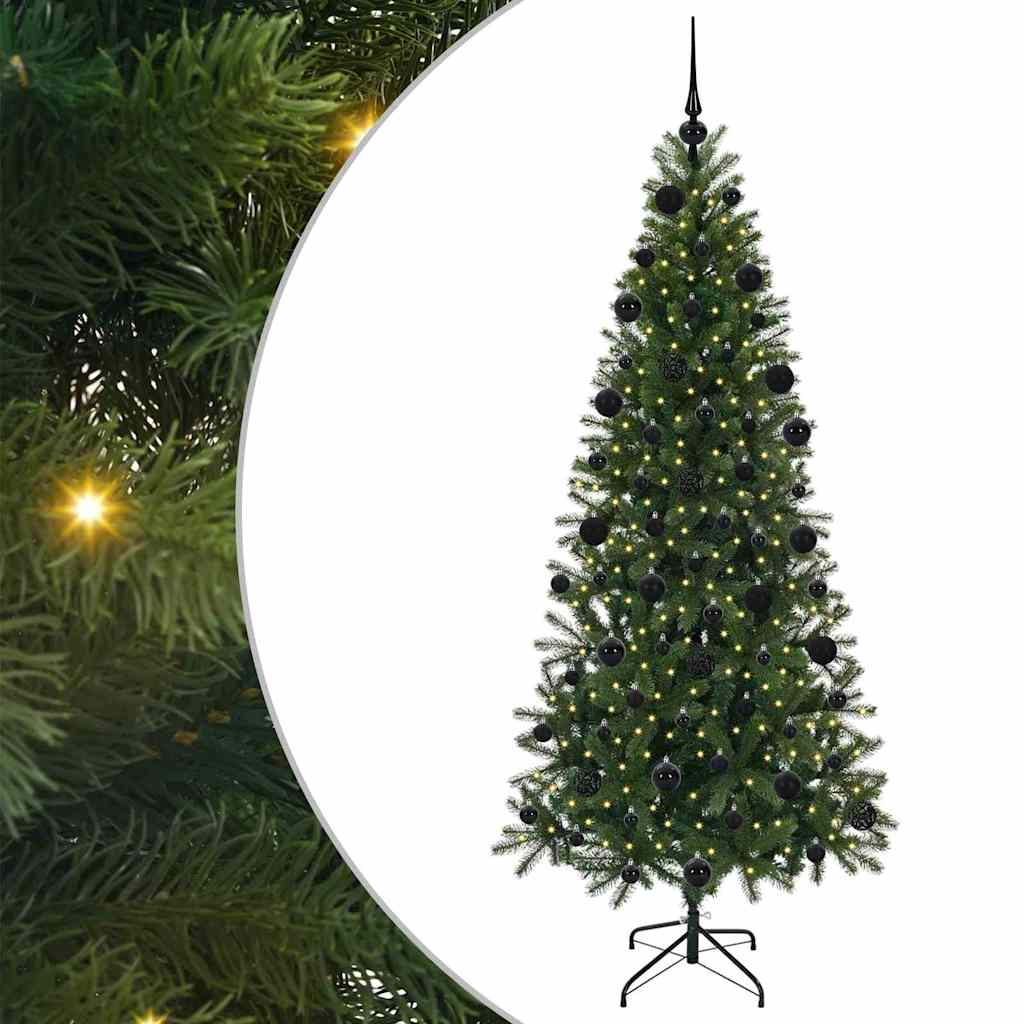 Kunstkerstboom met 300 LED met standaard Groen 210 cm PE en PVC is nu te koop bij PeponiXL, paradijselijk wonen!