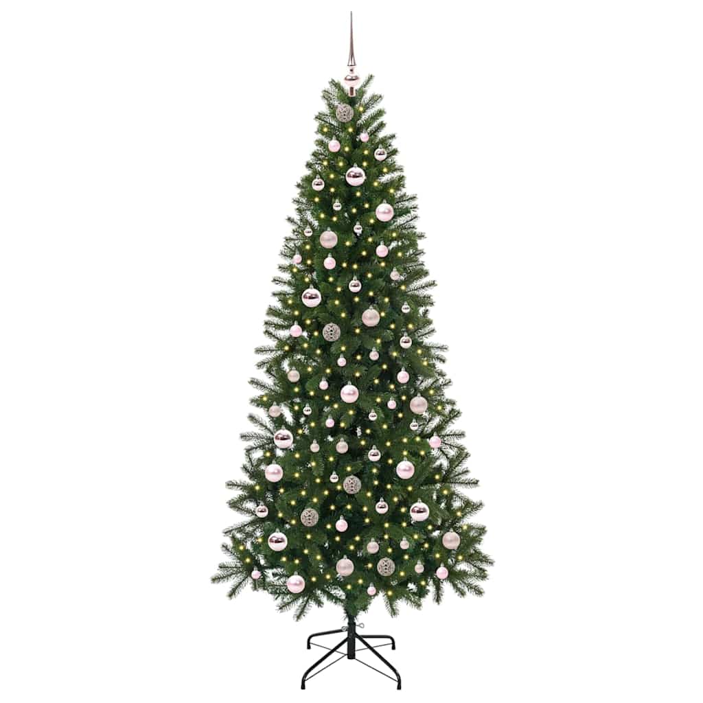 Kunstkerstboom met 300 LED met standaard Groen 210 cm PE en PVC is nu te koop bij PeponiXL, paradijselijk wonen!