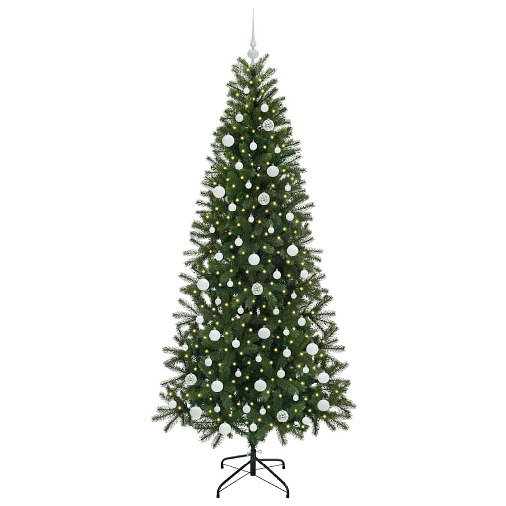 Kunstkerstboom met 300 LED met standaard Groen 210 cm PE en PVC is nu te koop bij PeponiXL, paradijselijk wonen!