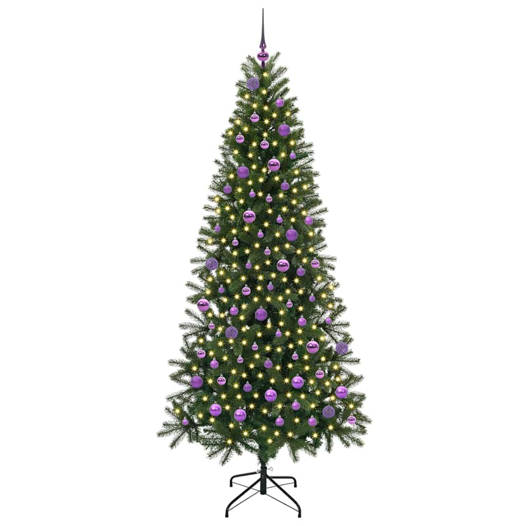 Kunstkerstboom met 300 LED met standaard Groen 210 cm PE en PVC is nu te koop bij PeponiXL, paradijselijk wonen!