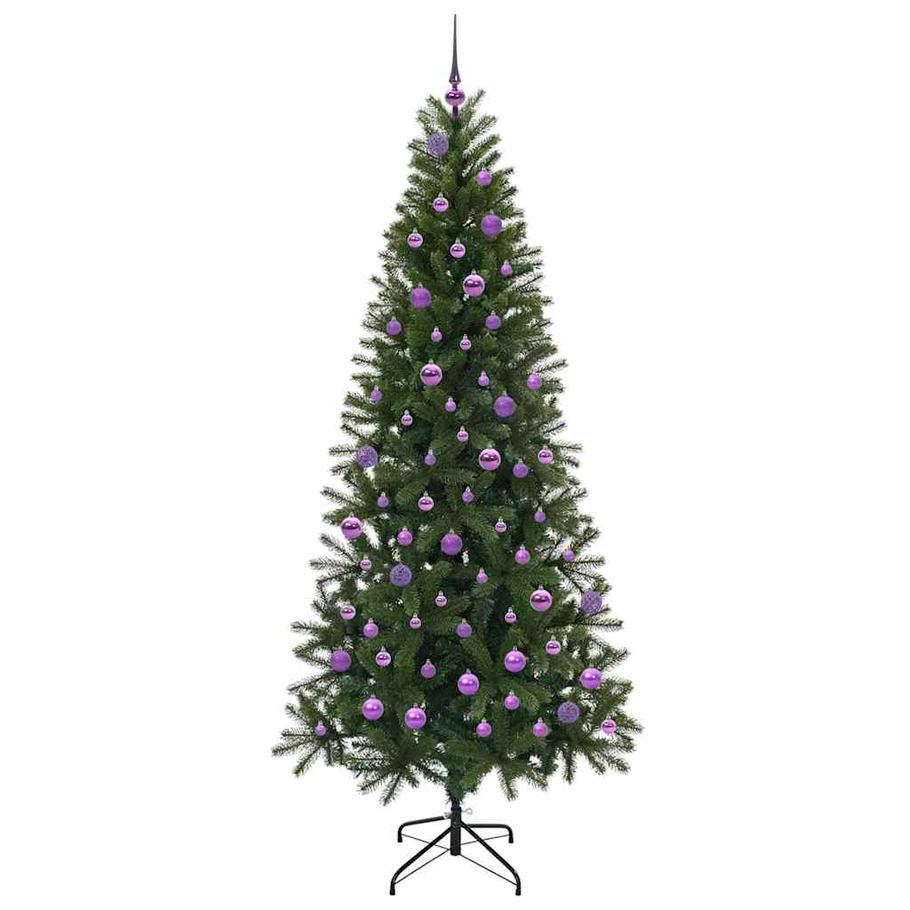 Kunstkerstboom met 300 LED met standaard Groen 210 cm PE en PVC is nu te koop bij PeponiXL, paradijselijk wonen!