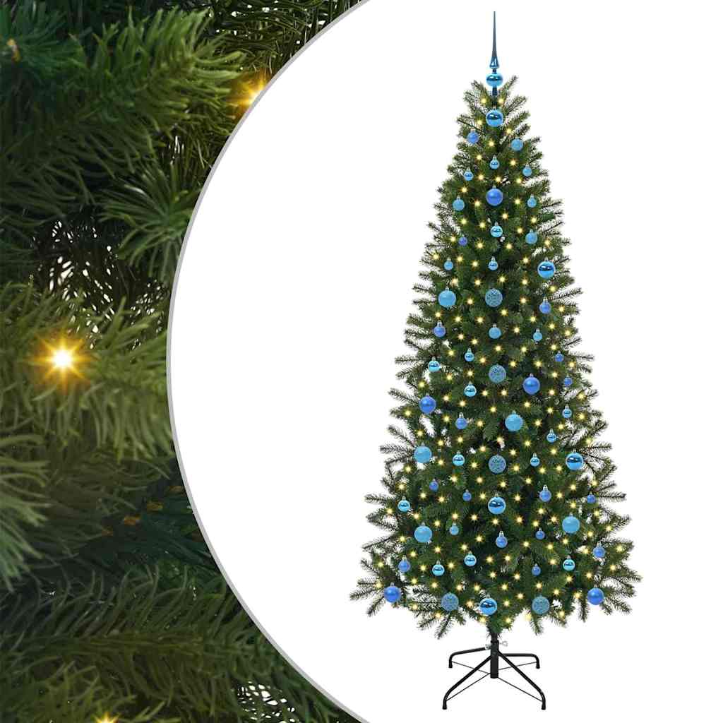 Kunstkerstboom met 300 LED met standaard Groen 210 cm PE en PVC is nu te koop bij PeponiXL, paradijselijk wonen!
