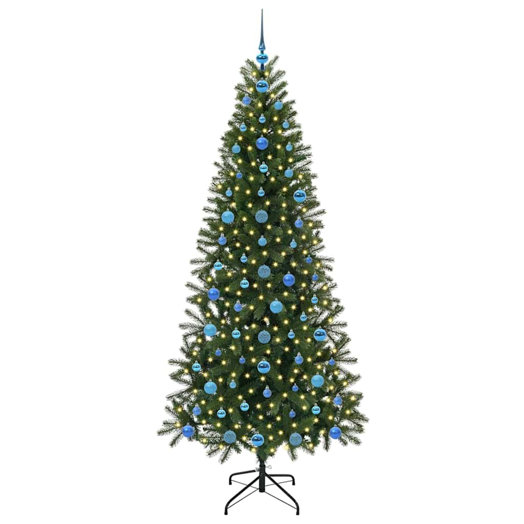 Kunstkerstboom met 300 LED met standaard Groen 210 cm PE en PVC is nu te koop bij PeponiXL, paradijselijk wonen!