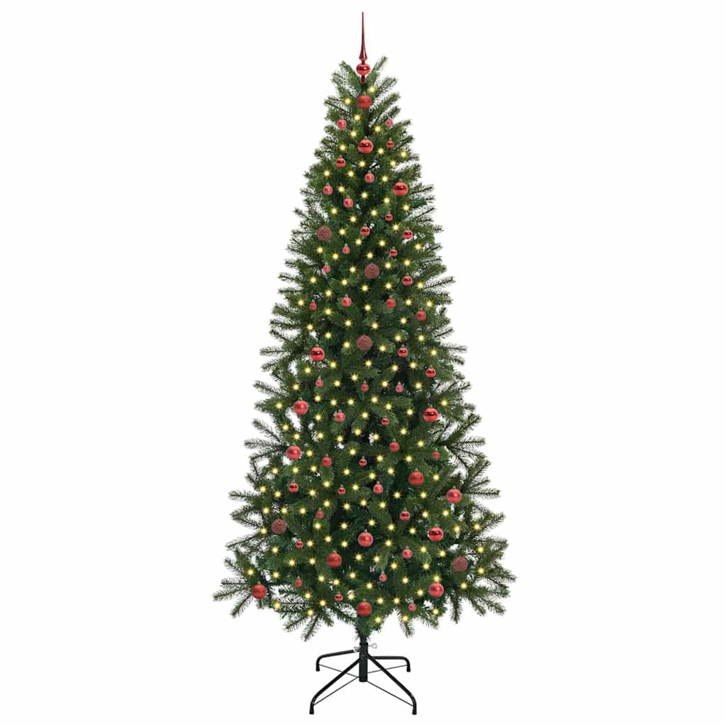 Kunstkerstboom met 300 LED met standaard Groen 240 cm PE en PVC is nu te koop bij PeponiXL, paradijselijk wonen!
