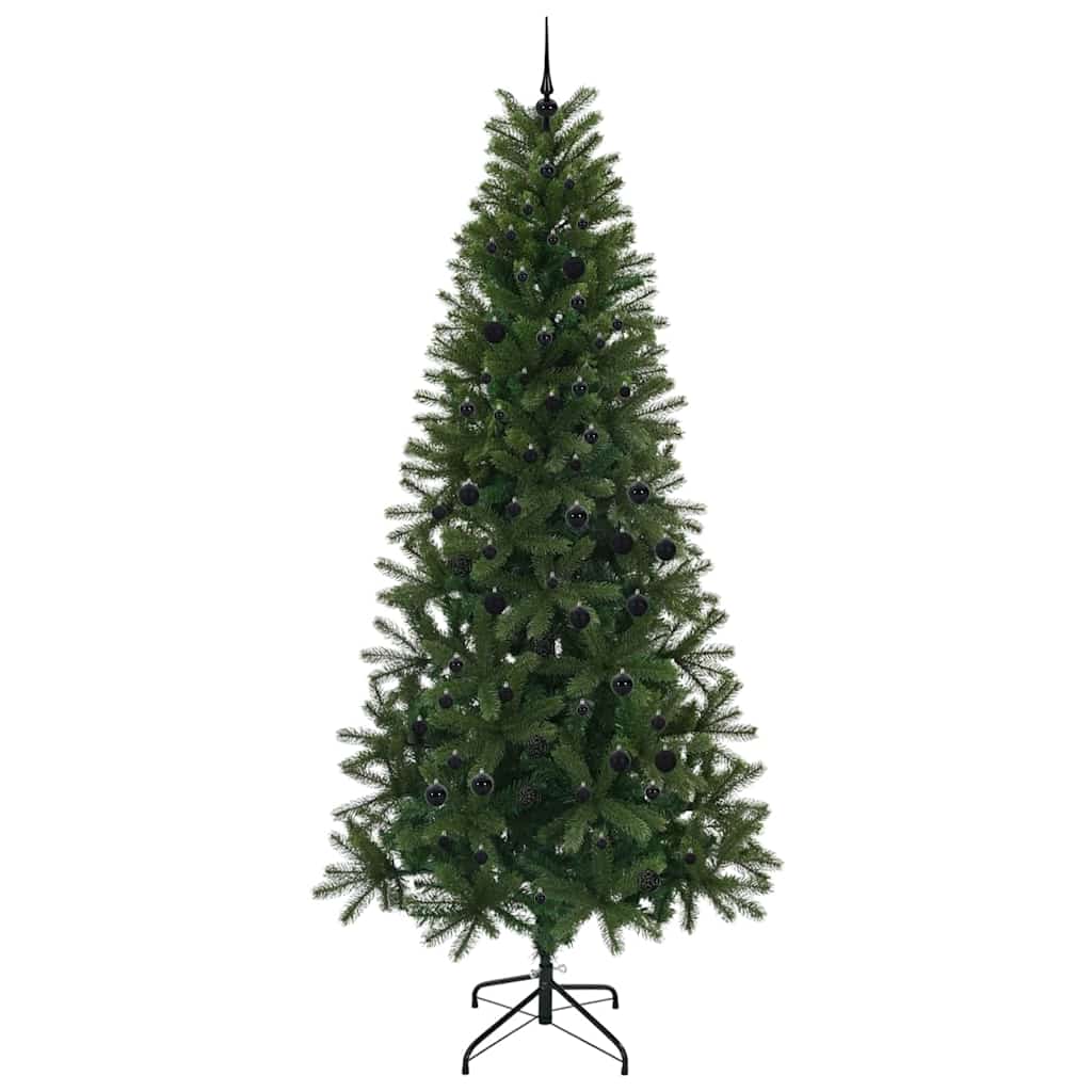 Kunstkerstboom met 300 LED met standaard Groen 240 cm PE en PVC is nu te koop bij PeponiXL, paradijselijk wonen!