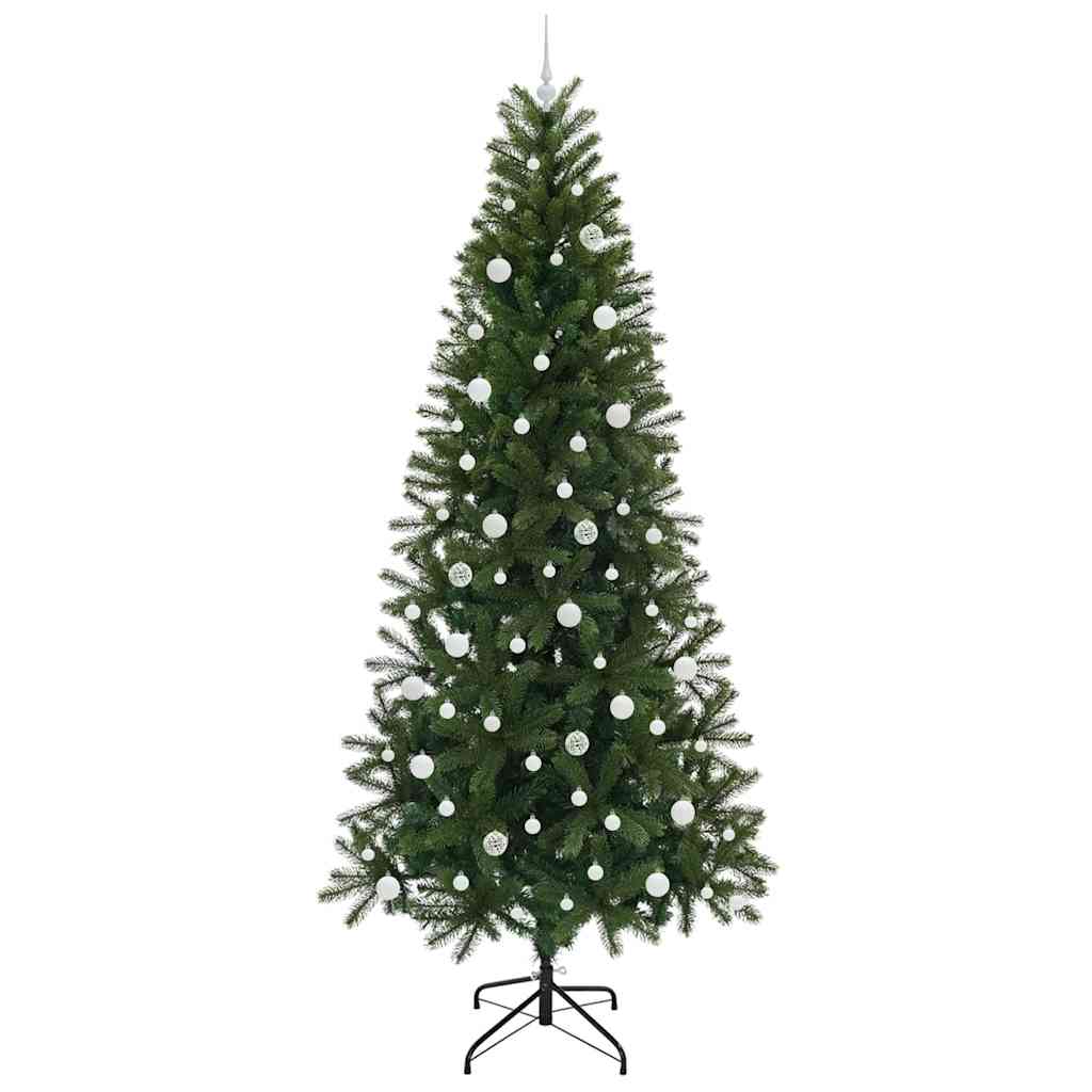 Kunstkerstboom met 300 LED met standaard Groen 240 cm PE en PVC is nu te koop bij PeponiXL, paradijselijk wonen!