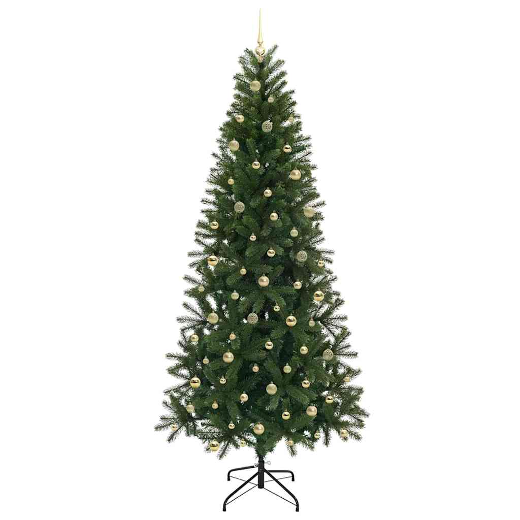 Kunstkerstboom met 300 LED met standaard Groen 240 cm PE en PVC is nu te koop bij PeponiXL, paradijselijk wonen!