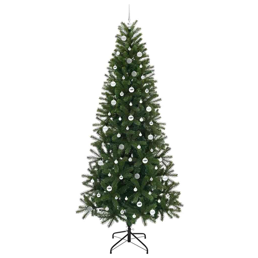 Kunstkerstboom met 300 LED met standaard Groen 240 cm PE en PVC is nu te koop bij PeponiXL, paradijselijk wonen!