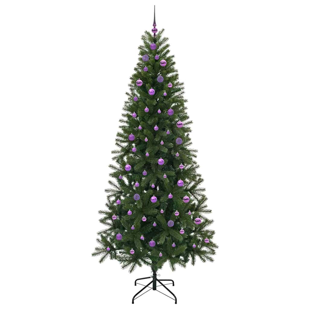 Kunstkerstboom met 300 LED met standaard Groen 240 cm PE en PVC is nu te koop bij PeponiXL, paradijselijk wonen!