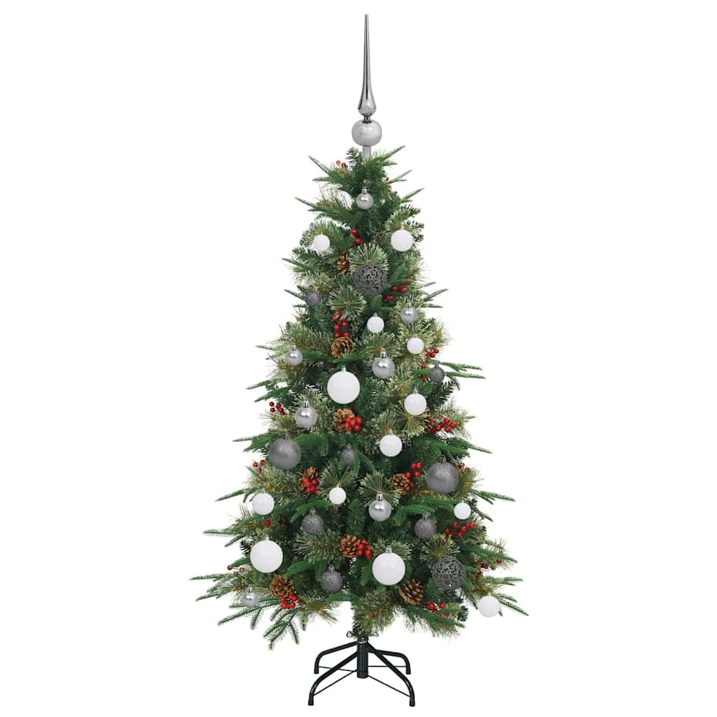 Kunstmatige Inklapbare Kerstboom Groen 120 cm PE en PVC is nu te koop bij PeponiXL, paradijselijk wonen!
