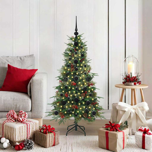 Kunstmatige Inklapbare Kerstboom Groen 120 cm PE en PVC is nu te koop bij PeponiXL, paradijselijk wonen!