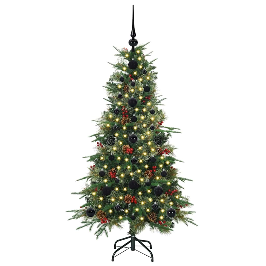 Kunstmatige Inklapbare Kerstboom Groen 120 cm PE en PVC is nu te koop bij PeponiXL, paradijselijk wonen!