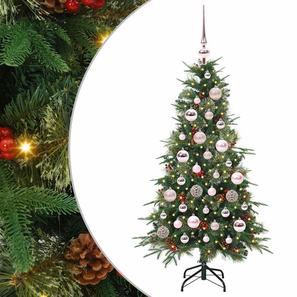 Kunstmatige Inklapbare Kerstboom Groen 120 cm PE en PVC is nu te koop bij PeponiXL, paradijselijk wonen!