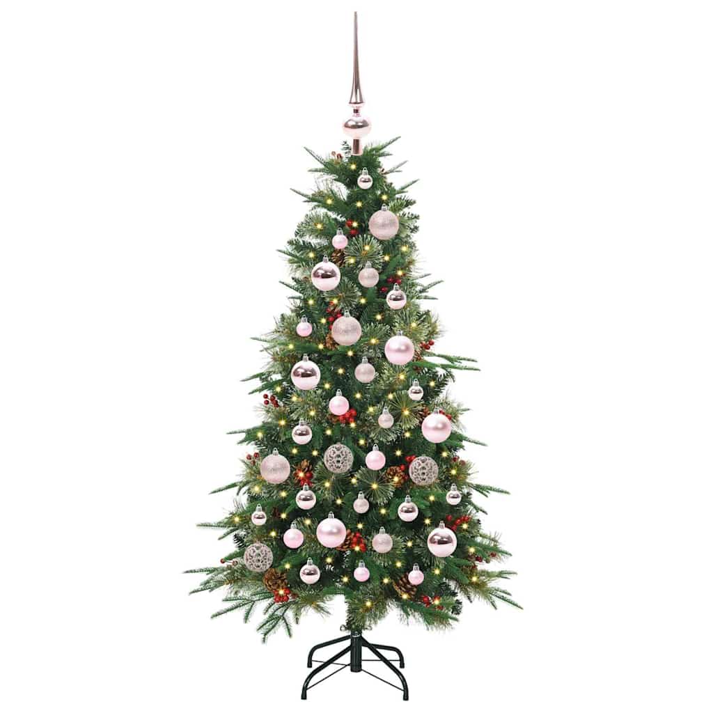 Kunstmatige Inklapbare Kerstboom Groen 120 cm PE en PVC is nu te koop bij PeponiXL, paradijselijk wonen!