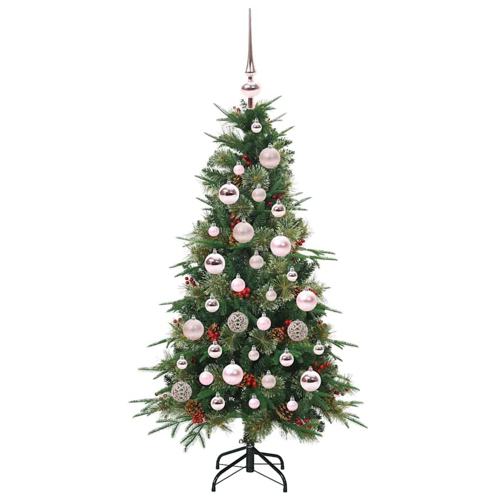 Kunstmatige Inklapbare Kerstboom Groen 120 cm PE en PVC is nu te koop bij PeponiXL, paradijselijk wonen!