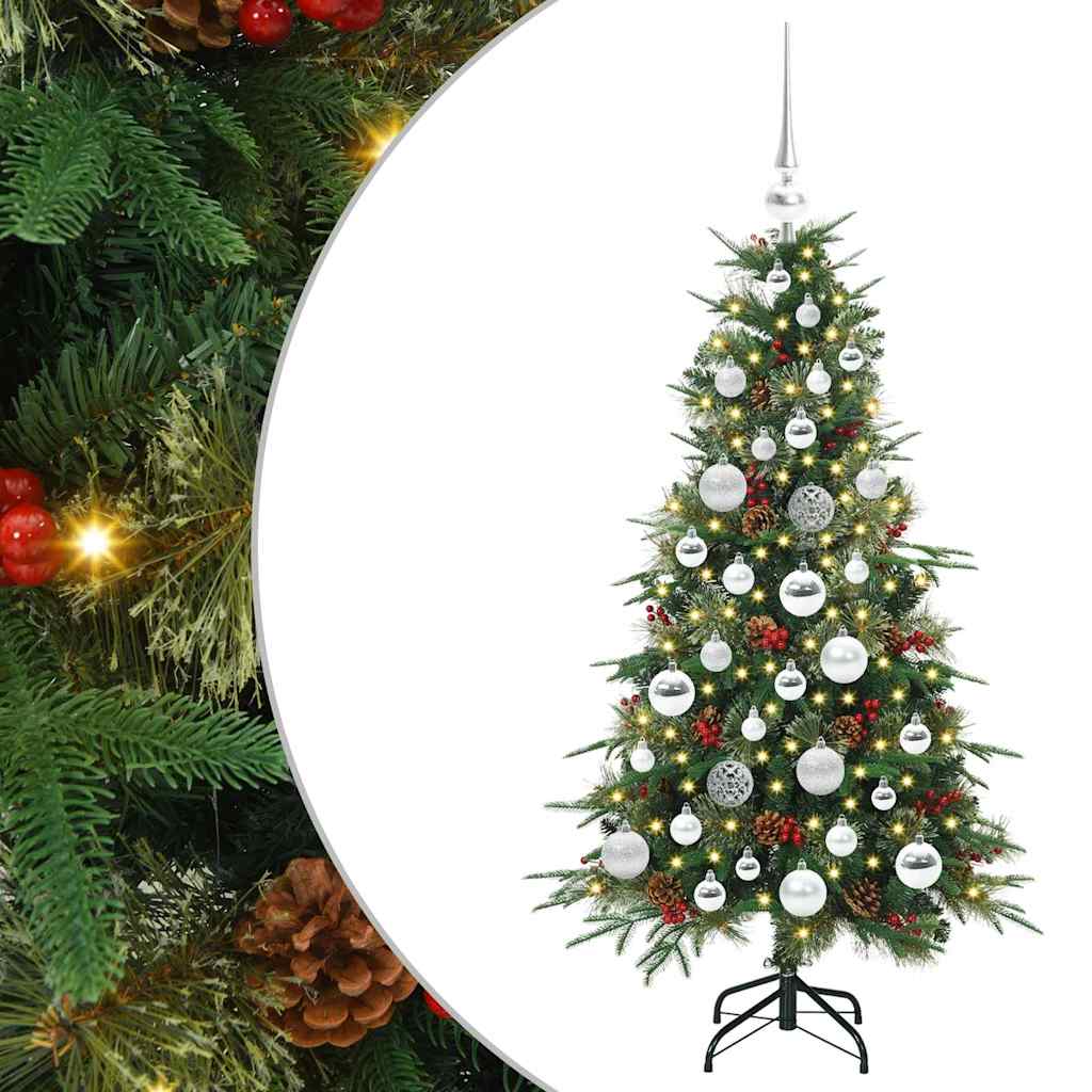 Kunstmatige Inklapbare Kerstboom Groen 120 cm PE en PVC is nu te koop bij PeponiXL, paradijselijk wonen!