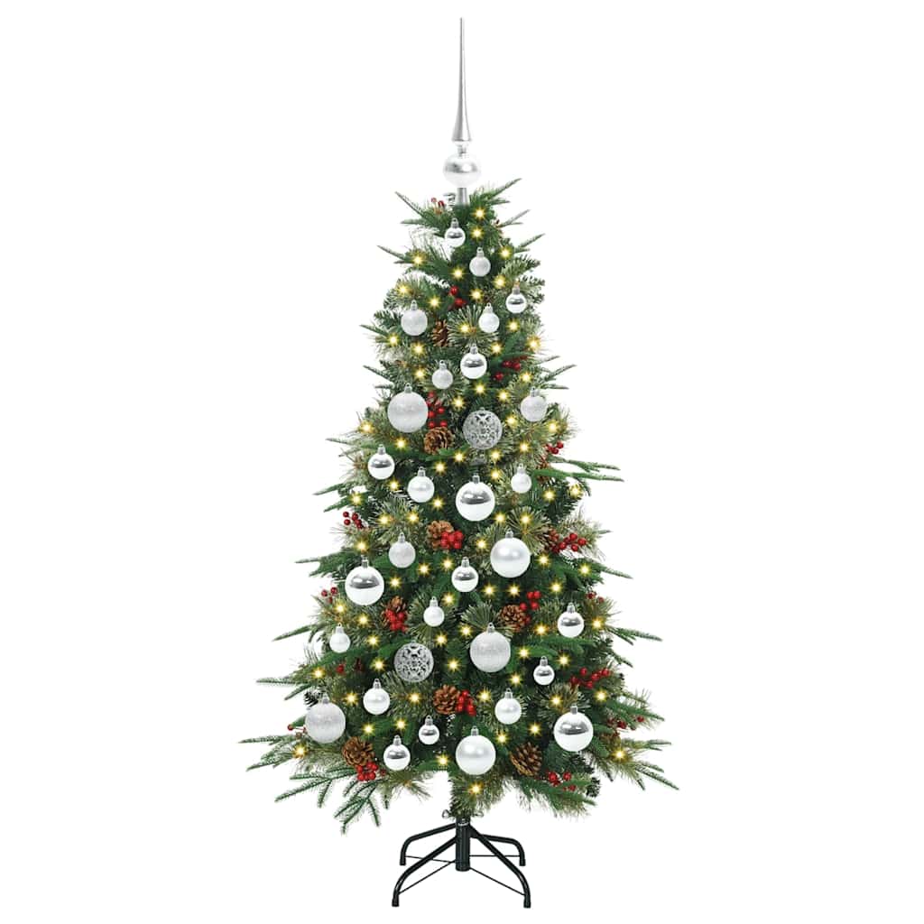 Kunstmatige Inklapbare Kerstboom Groen 120 cm PE en PVC is nu te koop bij PeponiXL, paradijselijk wonen!