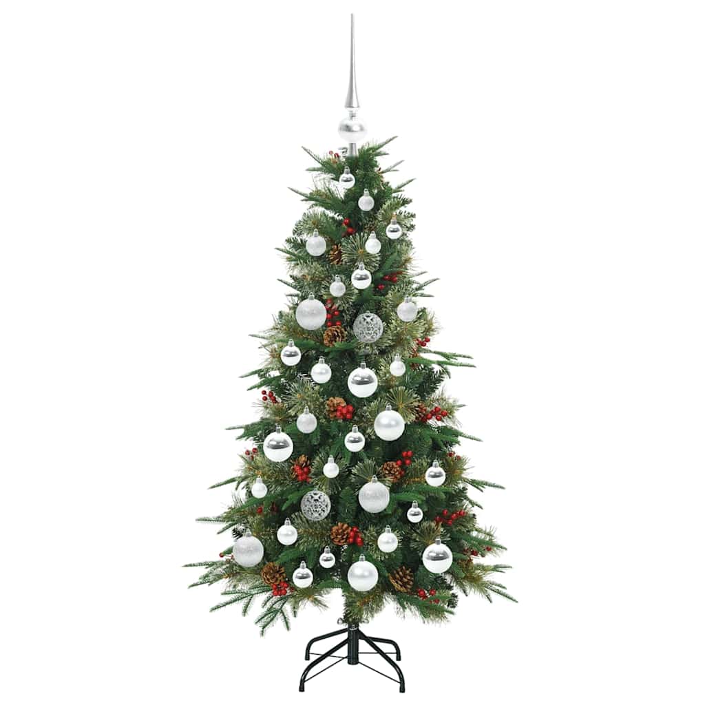 Kunstmatige Inklapbare Kerstboom Groen 120 cm PE en PVC is nu te koop bij PeponiXL, paradijselijk wonen!