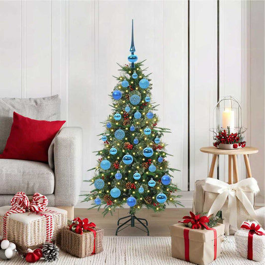 Kunstmatige Inklapbare Kerstboom Groen 120 cm PE en PVC is nu te koop bij PeponiXL, paradijselijk wonen!