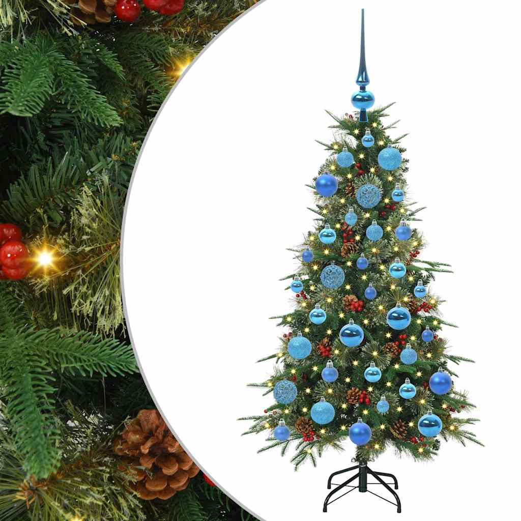 Kunstmatige Inklapbare Kerstboom Groen 120 cm PE en PVC is nu te koop bij PeponiXL, paradijselijk wonen!