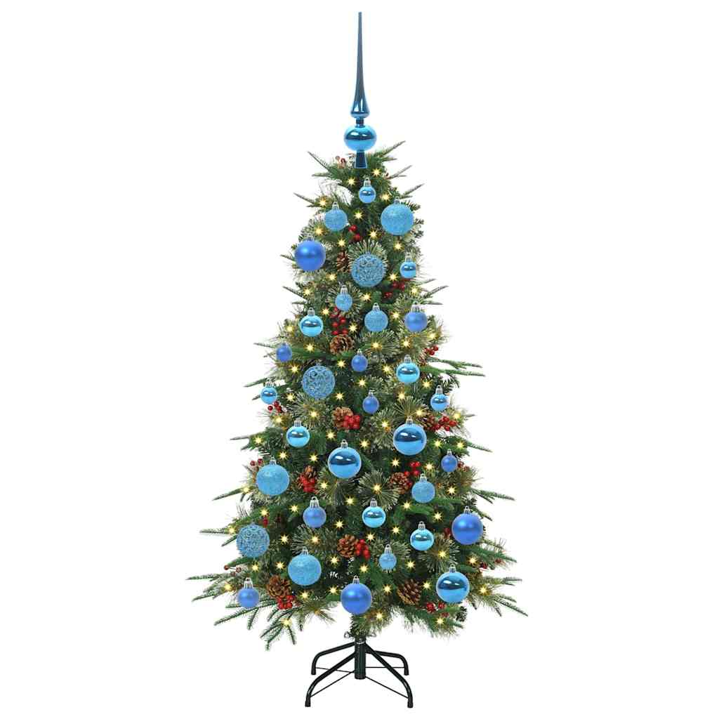 Kunstmatige Inklapbare Kerstboom Groen 120 cm PE en PVC is nu te koop bij PeponiXL, paradijselijk wonen!