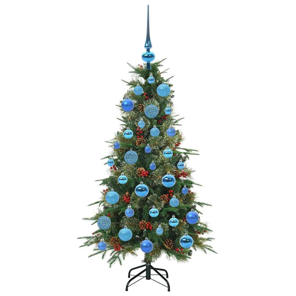 Kunstmatige Inklapbare Kerstboom Groen 120 cm PE en PVC is nu te koop bij PeponiXL, paradijselijk wonen!