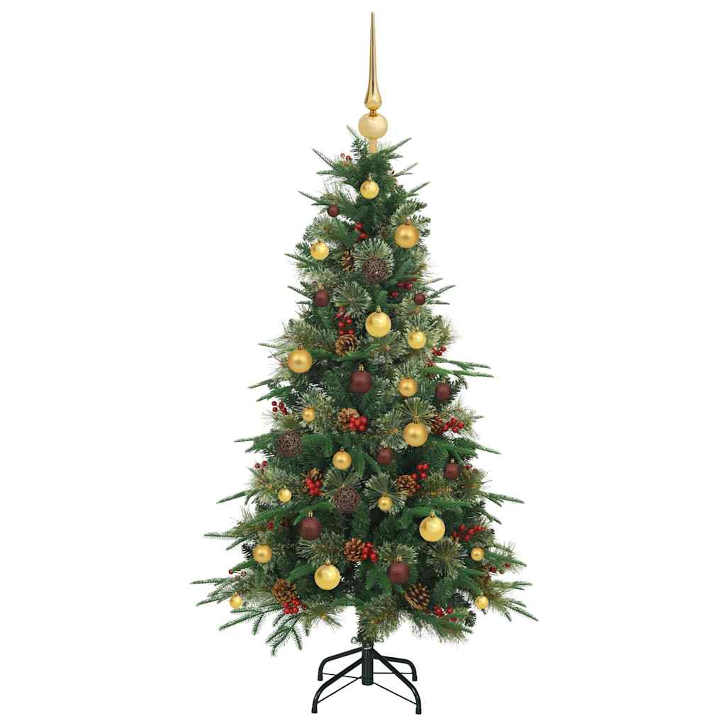 Kunstmatige Inklapbare Kerstboom Groen 150 cm PE en PVC is nu te koop bij PeponiXL, paradijselijk wonen!