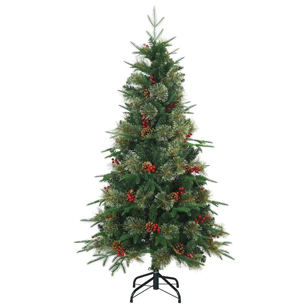 Kunstmatige Inklapbare Kerstboom Groen 150 cm PE en PVC is nu te koop bij PeponiXL, paradijselijk wonen!