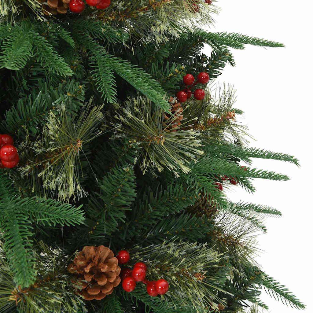 Kunstmatige Inklapbare Kerstboom Groen 150 cm PE en PVC is nu te koop bij PeponiXL, paradijselijk wonen!