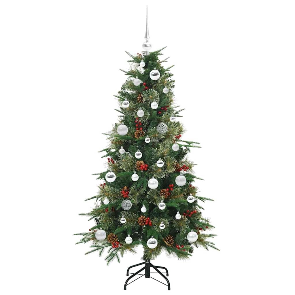 Kunstmatige Inklapbare Kerstboom Groen 150 cm PE en PVC is nu te koop bij PeponiXL, paradijselijk wonen!