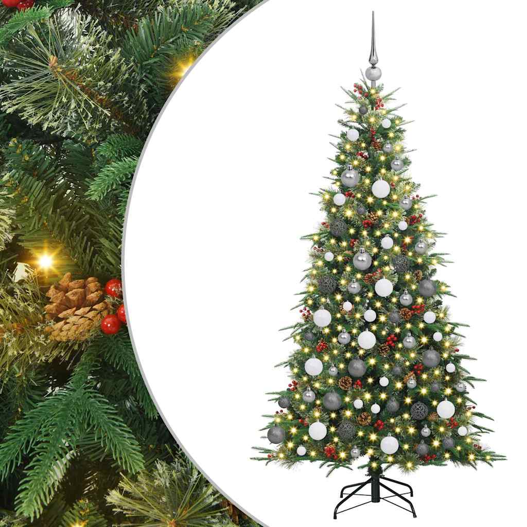 Kunstmatige Inklapbare Kerstboom Groen 180 cm PE en PVC is nu te koop bij PeponiXL, paradijselijk wonen!