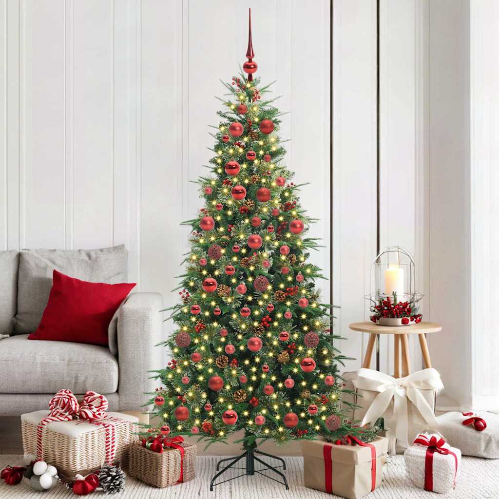 Kunstmatige Inklapbare Kerstboom Groen 180 cm PE en PVC is nu te koop bij PeponiXL, paradijselijk wonen!
