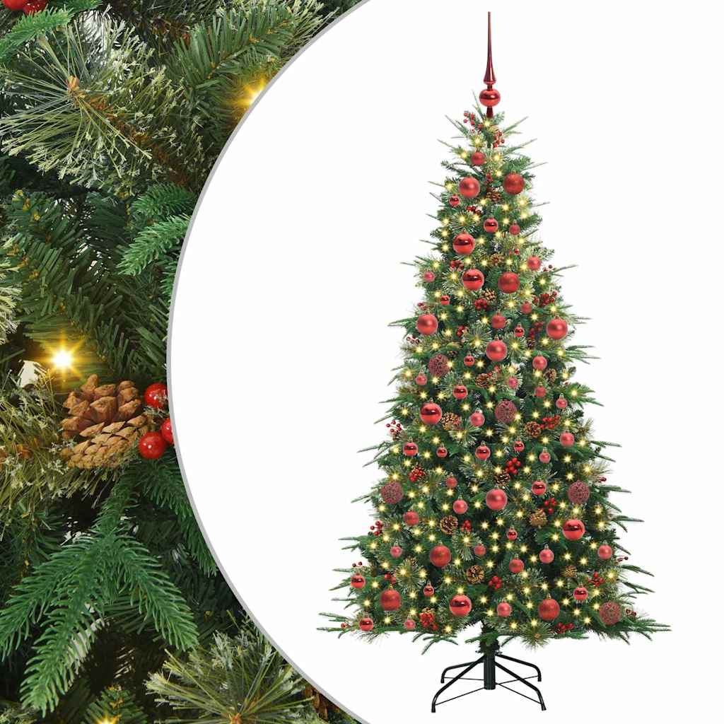 Kunstmatige Inklapbare Kerstboom Groen 180 cm PE en PVC is nu te koop bij PeponiXL, paradijselijk wonen!