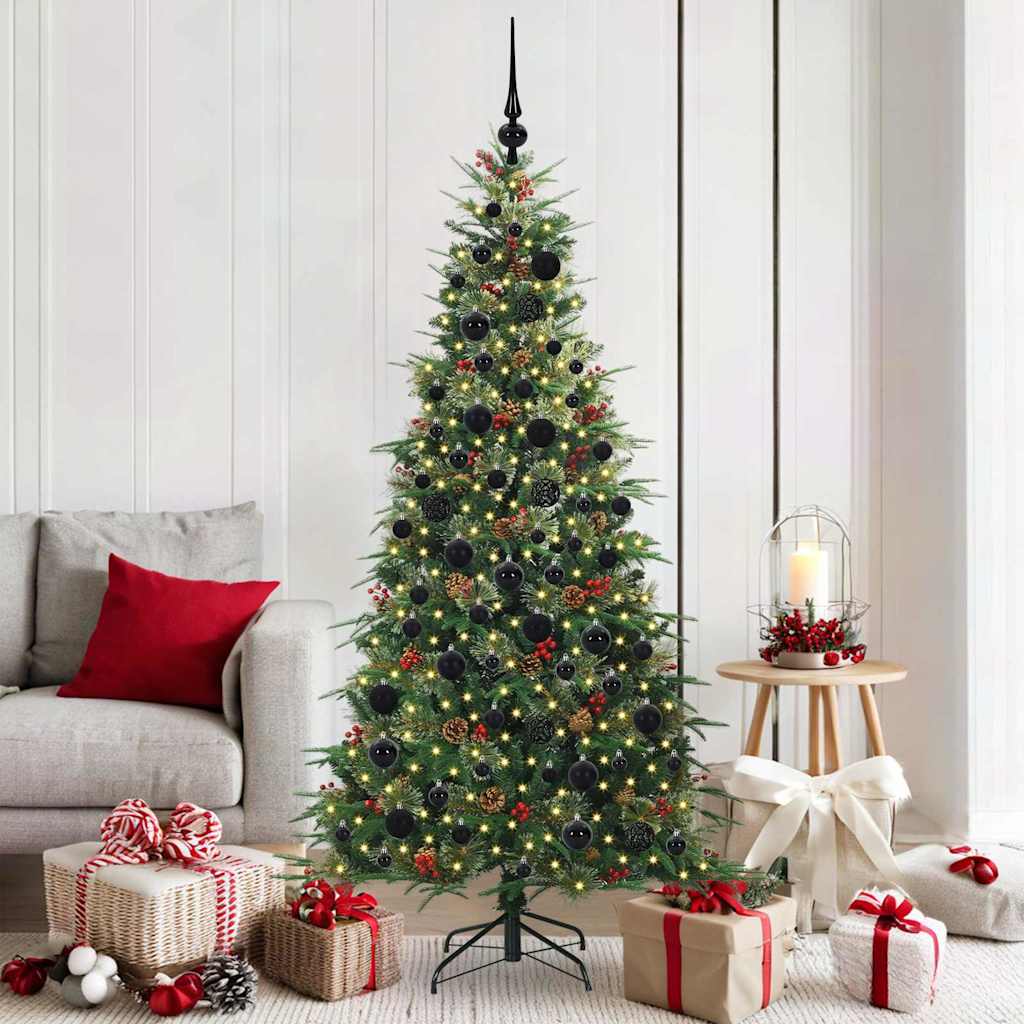 Kunstmatige Inklapbare Kerstboom Groen 180 cm PE en PVC is nu te koop bij PeponiXL, paradijselijk wonen!