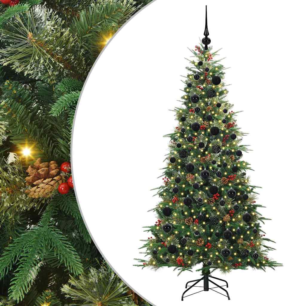 Kunstmatige Inklapbare Kerstboom Groen 180 cm PE en PVC is nu te koop bij PeponiXL, paradijselijk wonen!