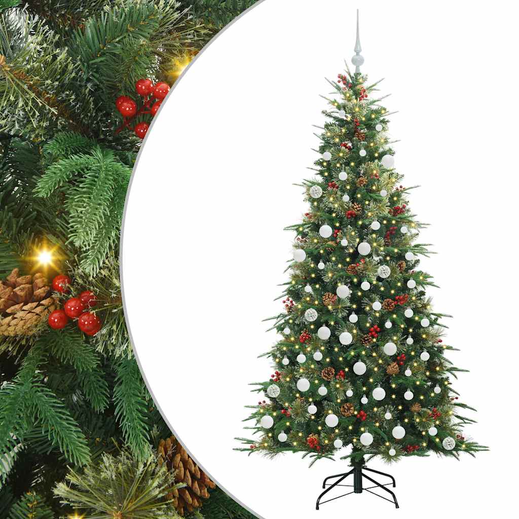 Kunstmatige Inklapbare Kerstboom Groen 180 cm PE en PVC is nu te koop bij PeponiXL, paradijselijk wonen!