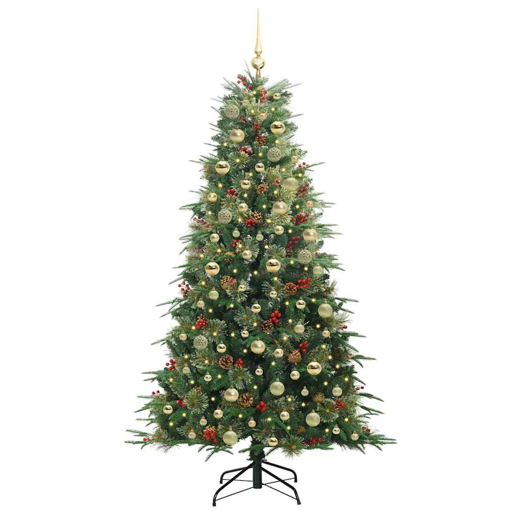 Kunstmatige Inklapbare Kerstboom Groen 180 cm PE en PVC is nu te koop bij PeponiXL, paradijselijk wonen!