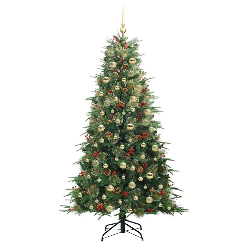 Kunstmatige Inklapbare Kerstboom Groen 180 cm PE en PVC is nu te koop bij PeponiXL, paradijselijk wonen!