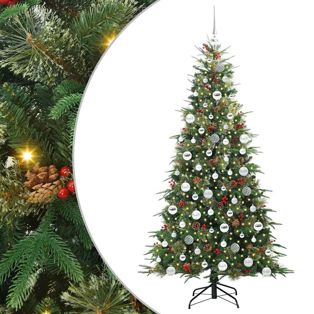 Kunstmatige Inklapbare Kerstboom Groen 180 cm PE en PVC is nu te koop bij PeponiXL, paradijselijk wonen!