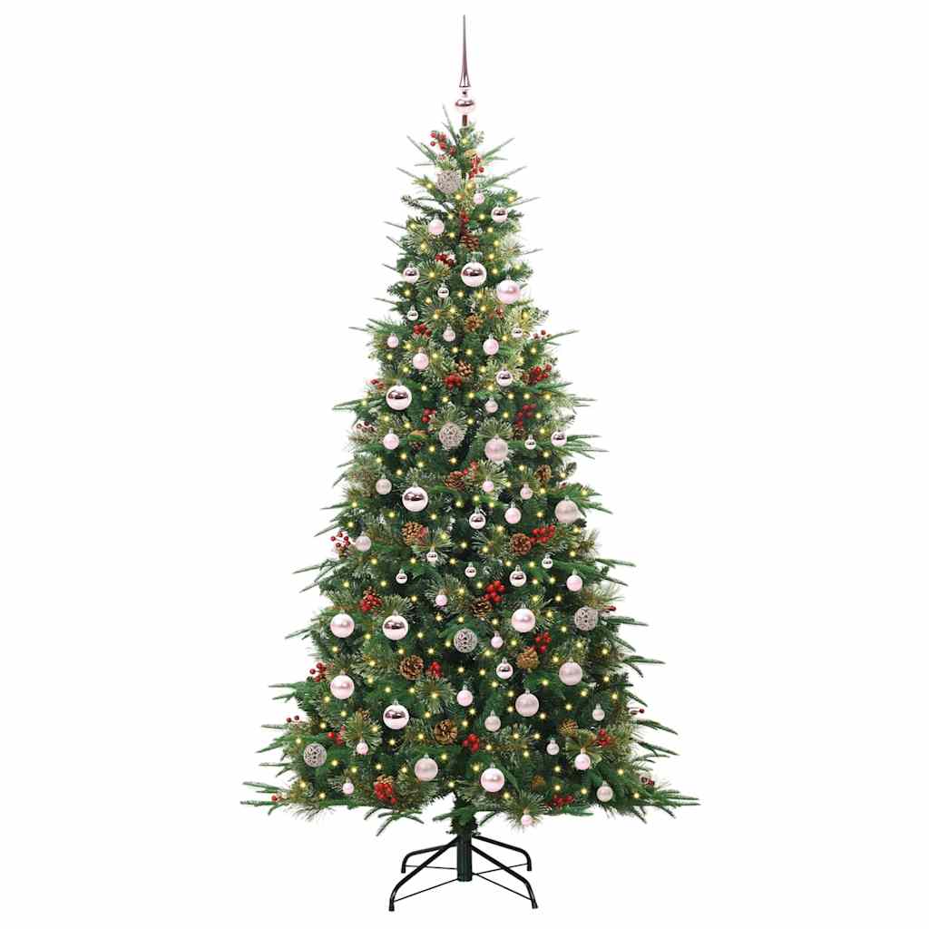 Kunstmatige Inklapbare Kerstboom Groen 210 cm PE en PVC is nu te koop bij PeponiXL, paradijselijk wonen!