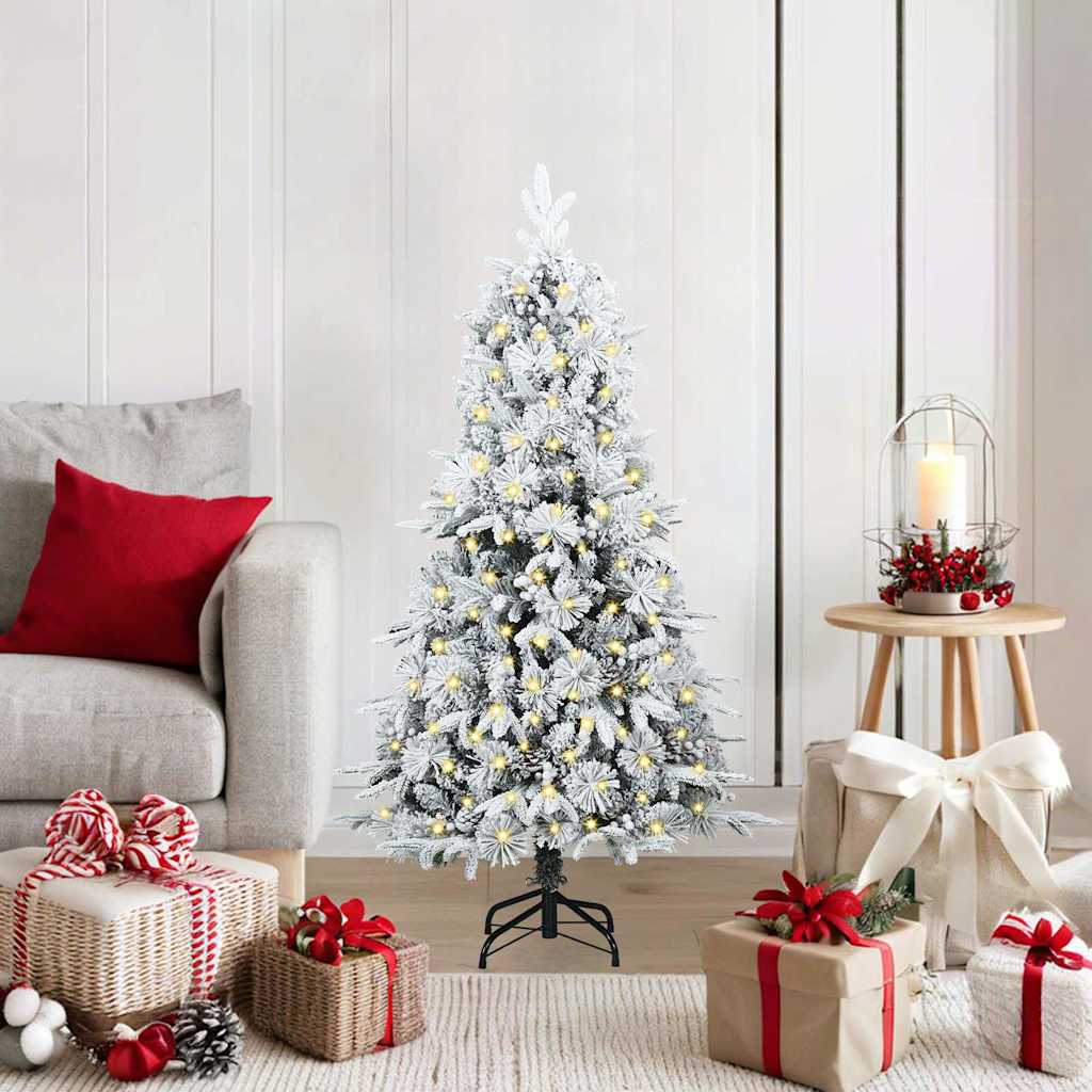 Kunstmatige Inklapbare Kerstboom Groen 120 cm PE en PVC is nu te koop bij PeponiXL, paradijselijk wonen!