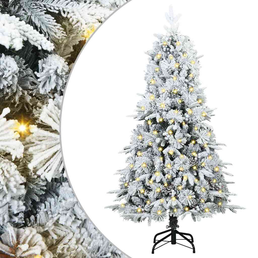 Kunstmatige Inklapbare Kerstboom Groen 120 cm PE en PVC is nu te koop bij PeponiXL, paradijselijk wonen!