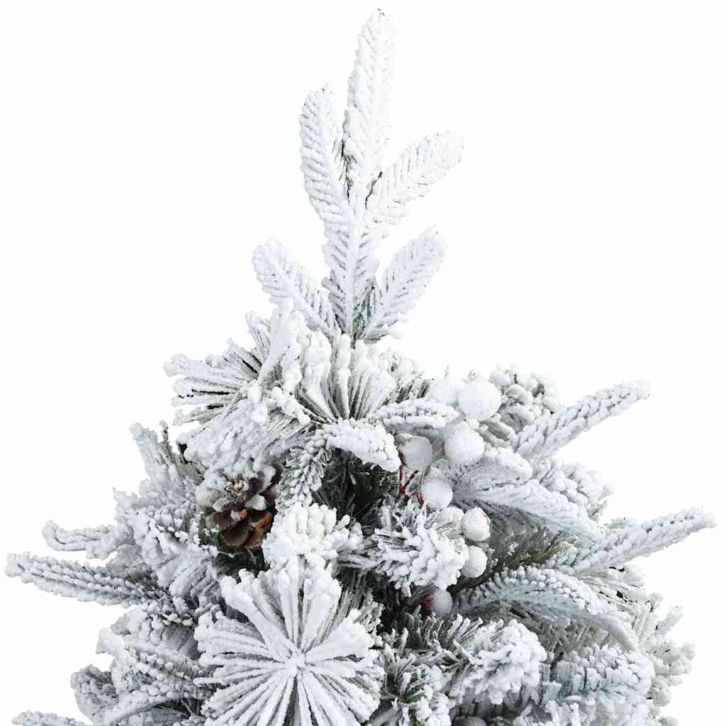 Kunstmatige Inklapbare Kerstboom Wit 120 cm PE en PVC is nu te koop bij PeponiXL, paradijselijk wonen!