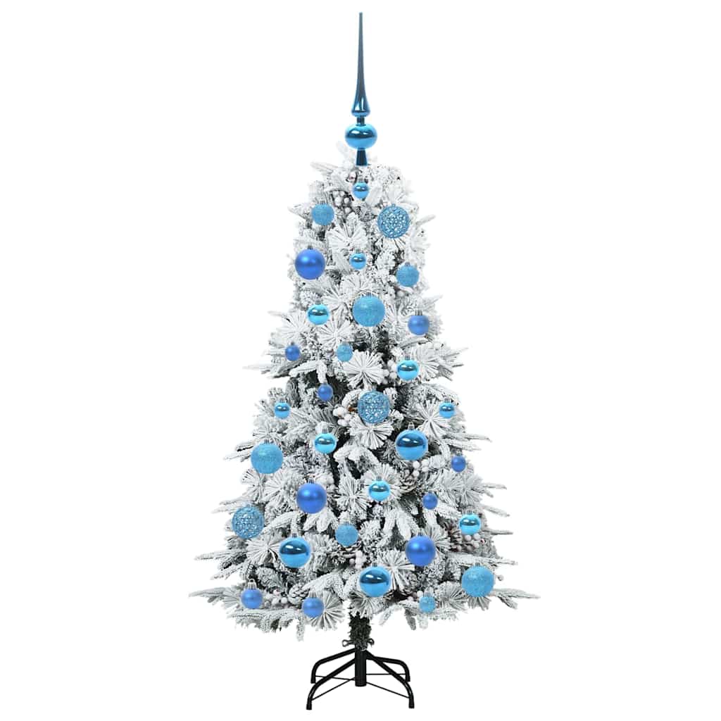Kunstmatige Inklapbare Kerstboom Wit 120 cm PE en PVC is nu te koop bij PeponiXL, paradijselijk wonen!