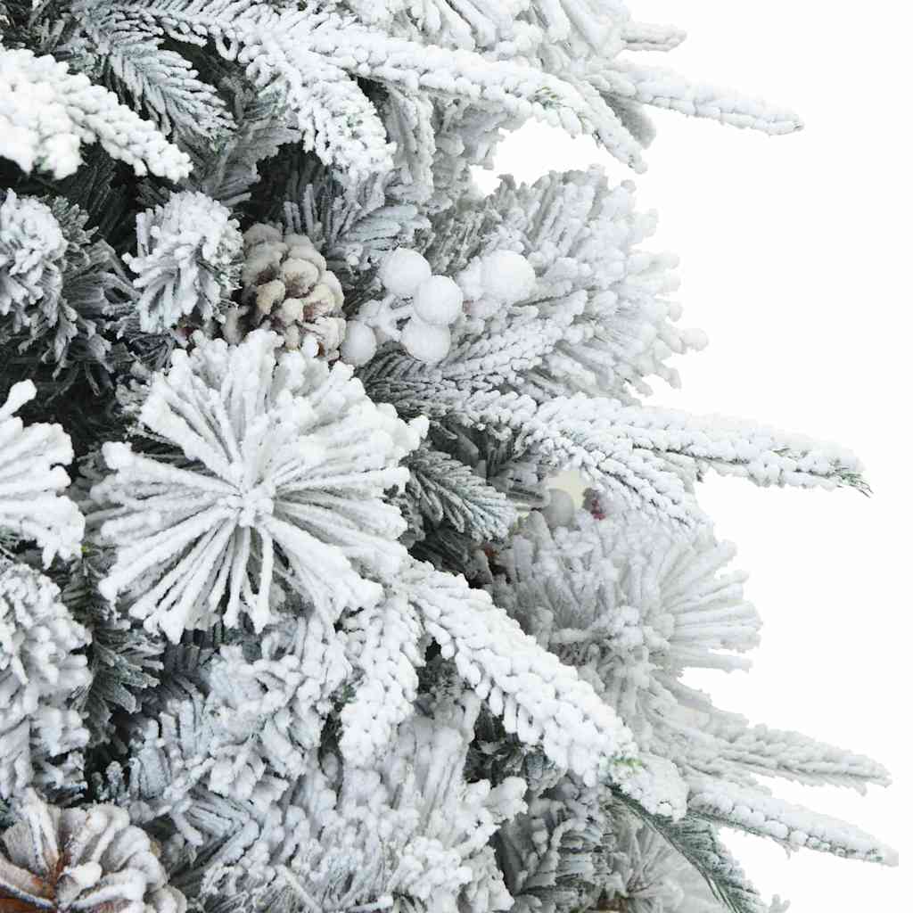 Kunstmatige Inklapbare Kerstboom Wit 150 cm PE en PVC is nu te koop bij PeponiXL, paradijselijk wonen!