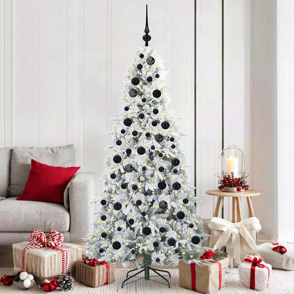 Kunstmatige Inklapbare Kerstboom Wit 180 cm PE en PVC is nu te koop bij PeponiXL, paradijselijk wonen!