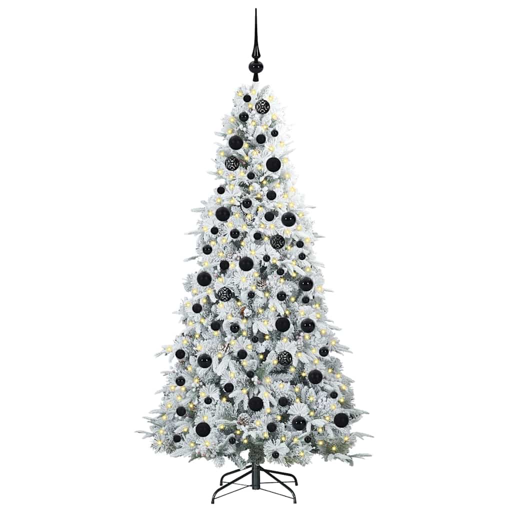 Kunstmatige Inklapbare Kerstboom Wit 180 cm PE en PVC is nu te koop bij PeponiXL, paradijselijk wonen!