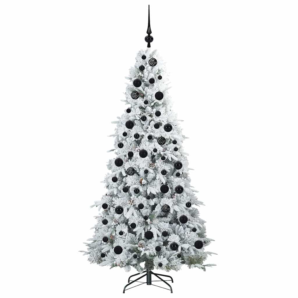 Kunstmatige Inklapbare Kerstboom Wit 180 cm PE en PVC is nu te koop bij PeponiXL, paradijselijk wonen!