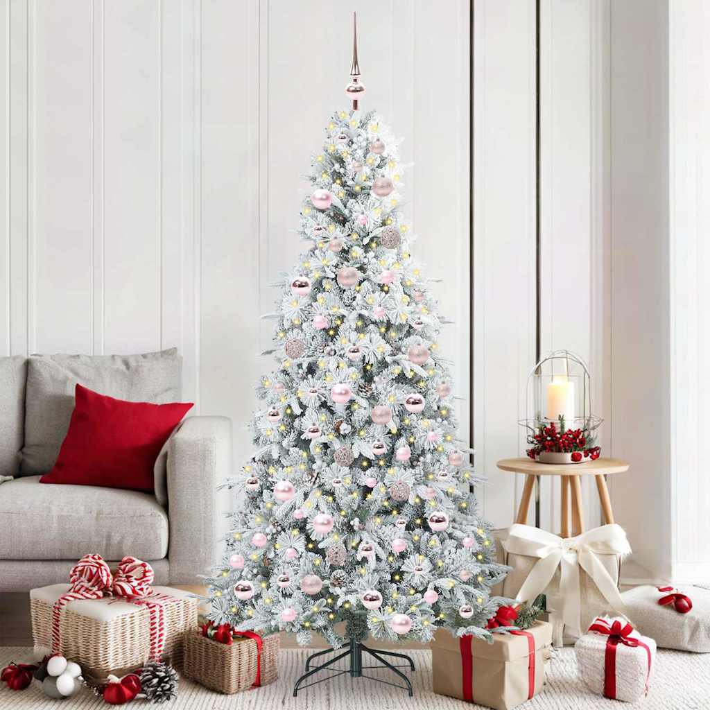 Kunstmatige Inklapbare Kerstboom Wit 180 cm PE en PVC is nu te koop bij PeponiXL, paradijselijk wonen!