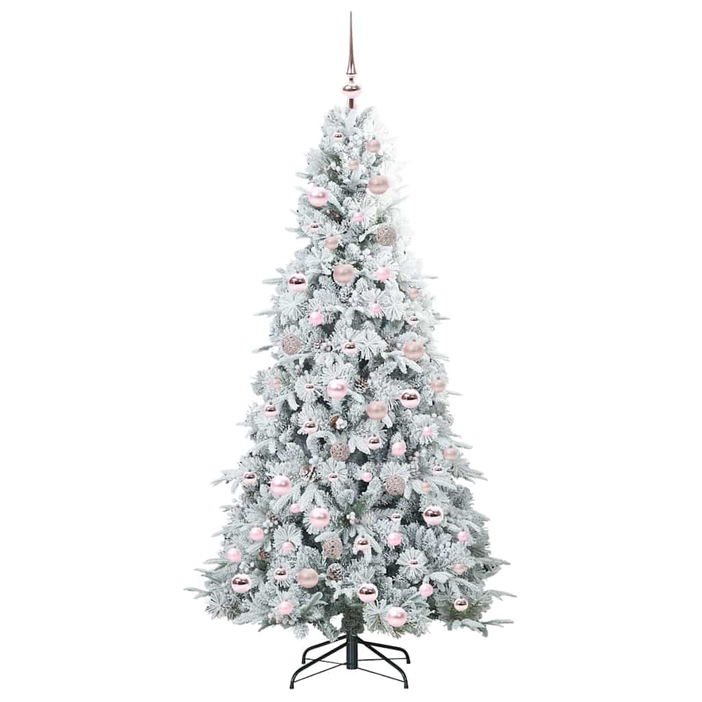Kunstmatige Inklapbare Kerstboom Wit 180 cm PE en PVC is nu te koop bij PeponiXL, paradijselijk wonen!